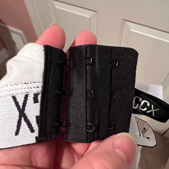 City Chic CCX Rib Crop Bra White Plus Size XL NWT - Picture 8 of 9